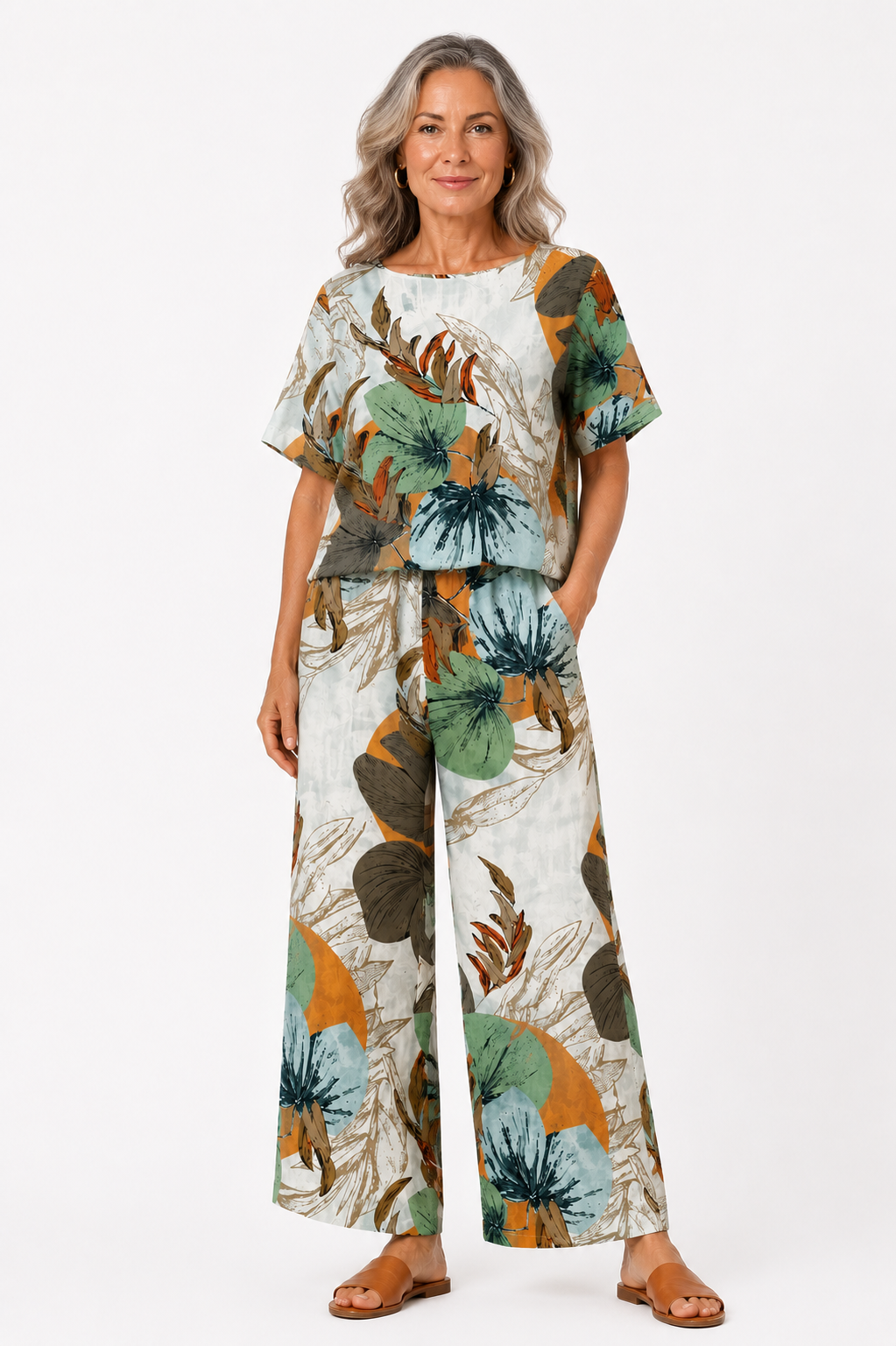 Marbella | Conjunto Sunset Blossom – Albaricoque
