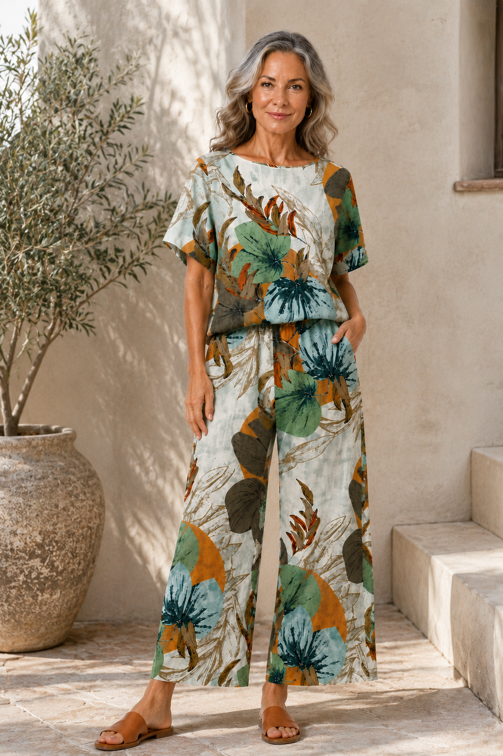 Marbella | Conjunto Sunset Blossom – Albaricoque
