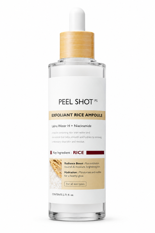 Ampolla PEEL SHOT Iluminadora con Arroz