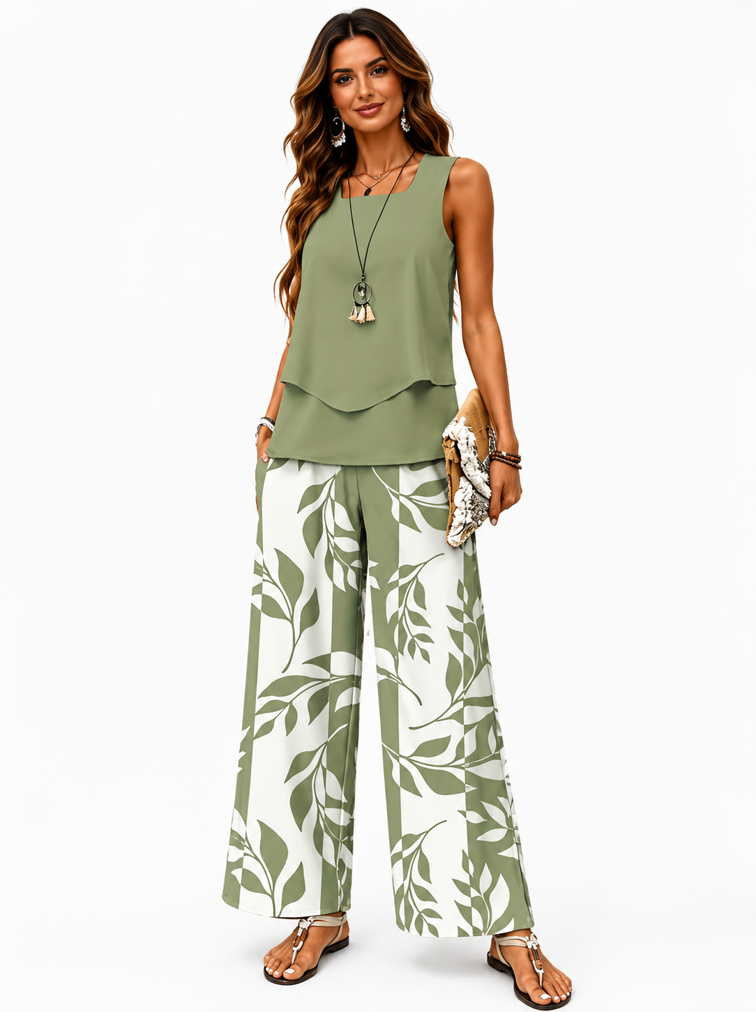 Lucienne | Conjunto Summer Sky Blossom - Salvia