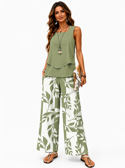 Lucienne | Conjunto Summer Sky Blossom - Salvia
