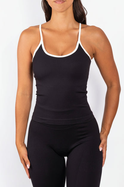 Element | Camiseta sin mangas sin costuras - Negro