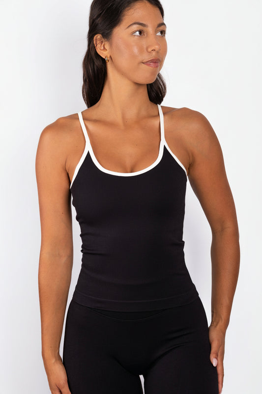 Element | Camiseta sin mangas sin costuras - Negro