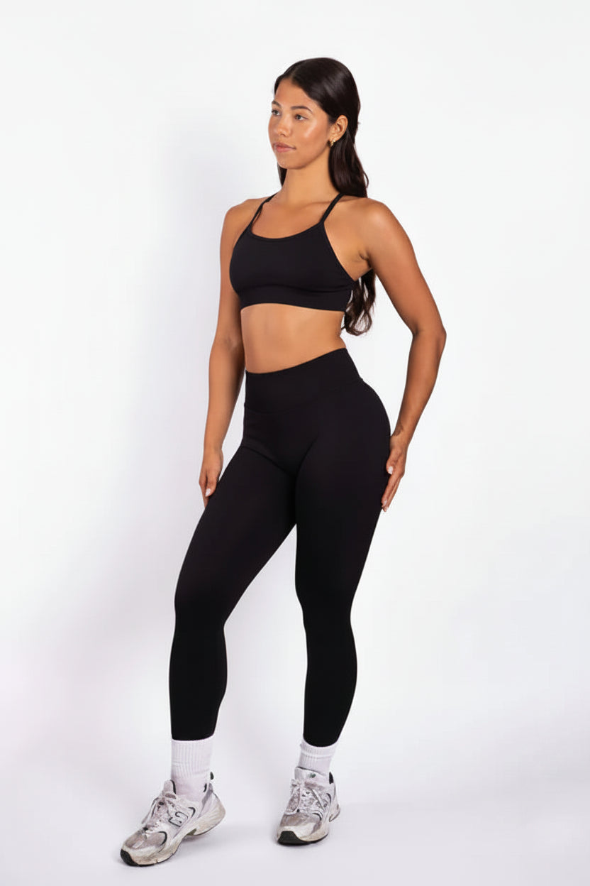 Aura | Mallas Scrunch de alto rendimiento prémium – Paquete de 3