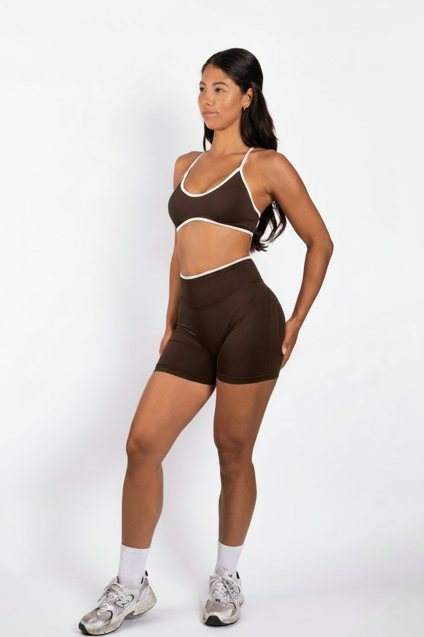 Element | Shorts senza cuciture – Marroni