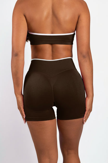 Element | Shorts senza cuciture – Marroni