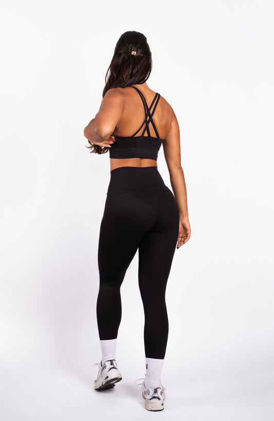 Velora | Legging de Alto Rendimiento – Negro