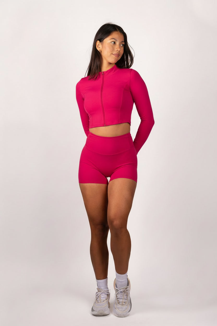 Divina Short | La Evolución — Rosa Rojo