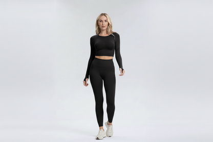 Serenity | Legging fruncido premium - Negro