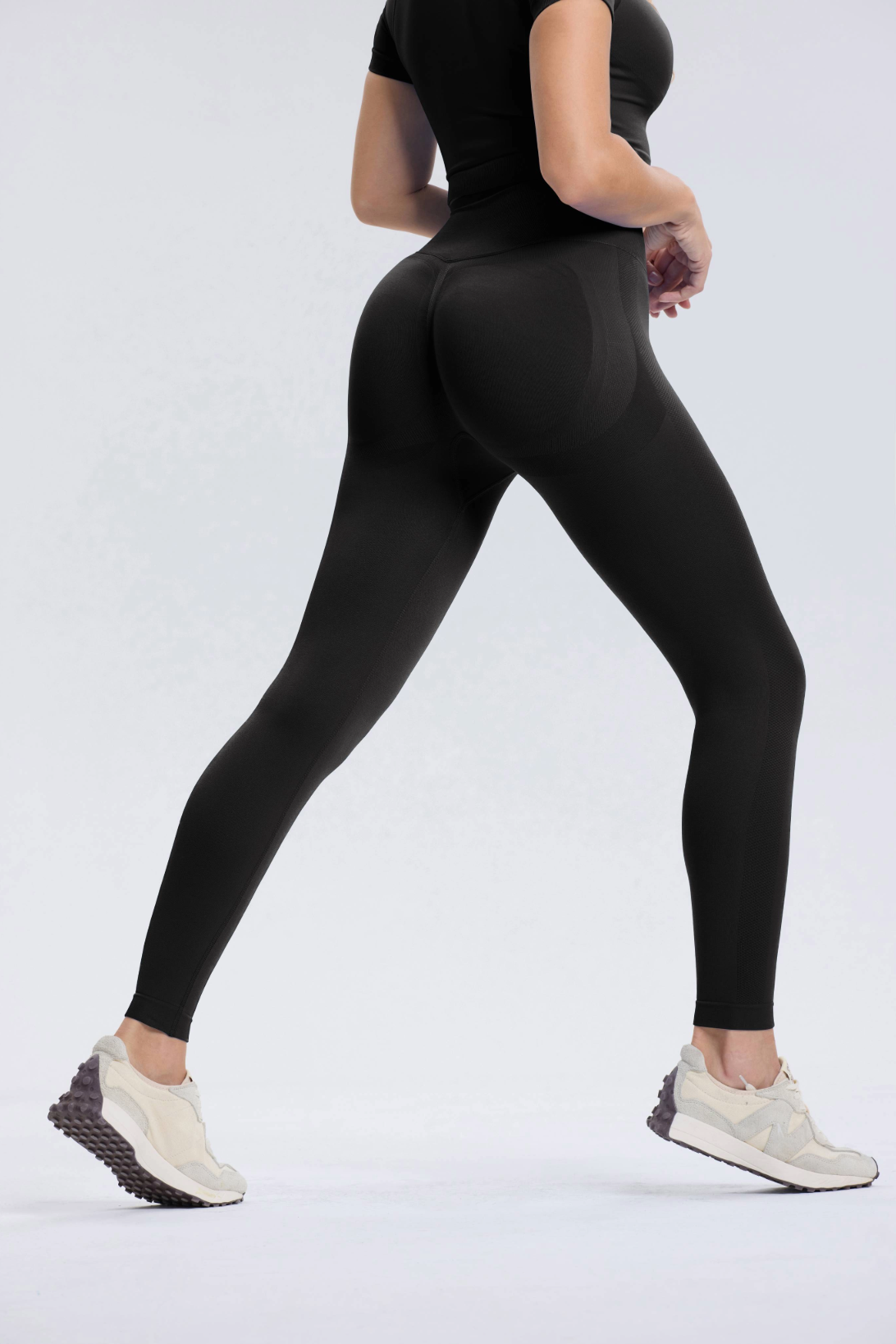 Serenity | Legging fruncido premium - Negro