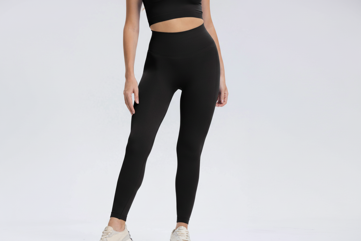 Serenity | Legging fruncido premium - Negro
