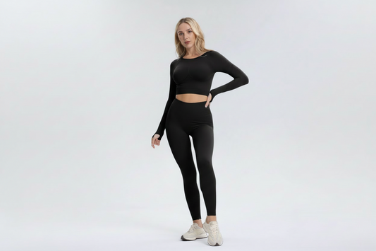 Serenity | Legging fruncido premium - Negro