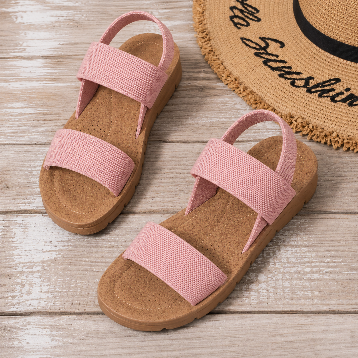 Aurelle Riviera - Sandalias Cómodas - Rosa